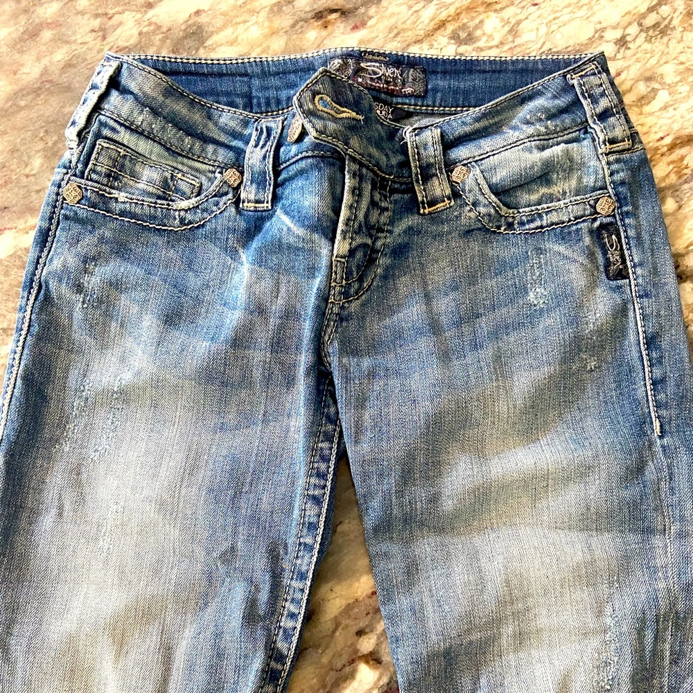 Long Jean Shorts
